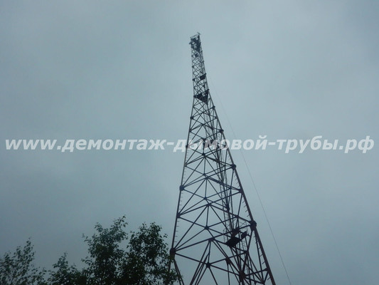 Демонтаж башни связи Ростелеком на территории Валдайского национального парка (Новгородская область)