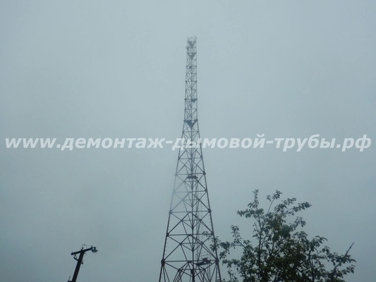Демонтаж башни связи Ростелеком на территории Валдайского национального парка (Новгородская область)