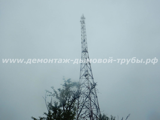 Демонтаж башни связи Ростелеком на территории Валдайского национального парка (Новгородская область)