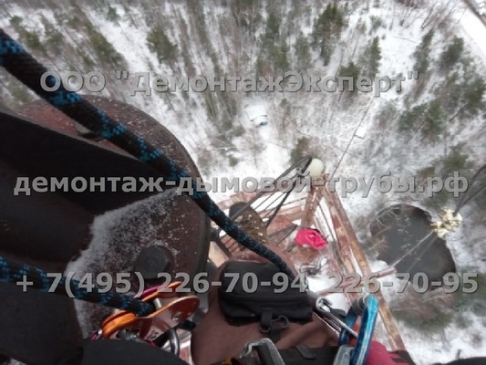 Демонтаж радиорелейной башни связи Ростелеком в Нижегородской области
