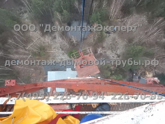 Демонтаж радиорелейной башни связи Ростелеком в Нижегородской области