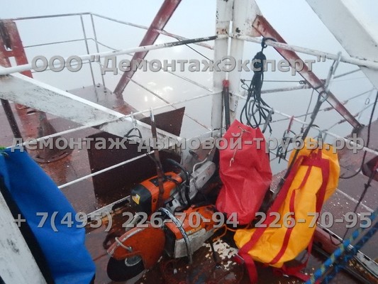 Демонтаж радиорелейной башни связи Ростелеком в Нижегородской области