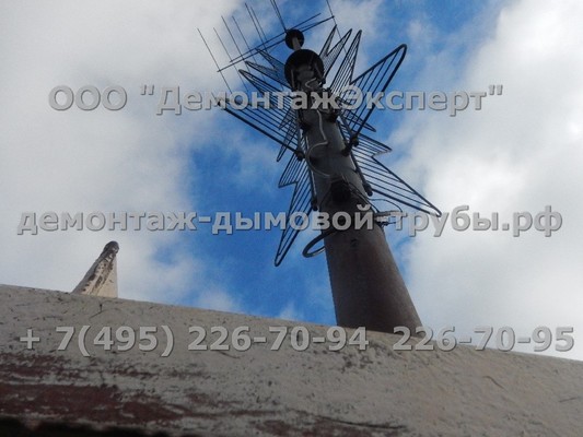 Демонтаж радиорелейной башни связи Ростелеком в Нижегородской области