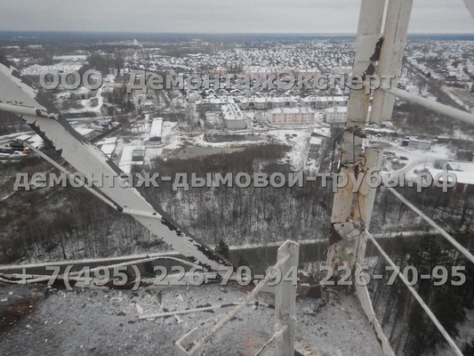 Демонтаж радиорелейной башни связи Ростелеком в Нижегородской области