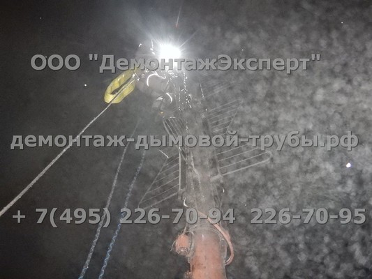 Демонтаж радиорелейной башни связи Ростелеком в Нижегородской области