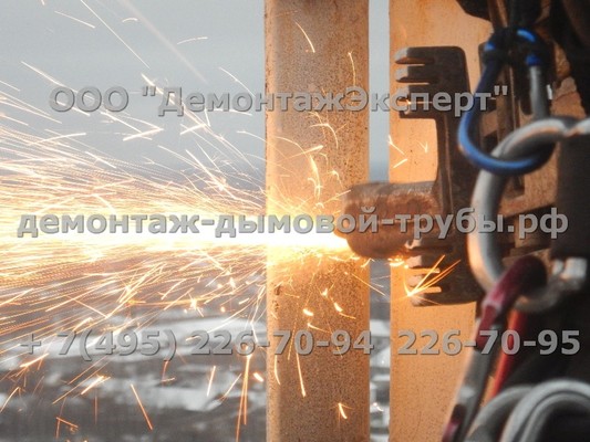 Демонтаж радиорелейной башни связи Ростелеком в Нижегородской области