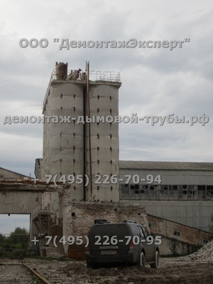 Демонтаж силосов в Татарстане