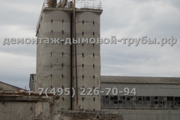 Демонтаж силосов в Татарстане