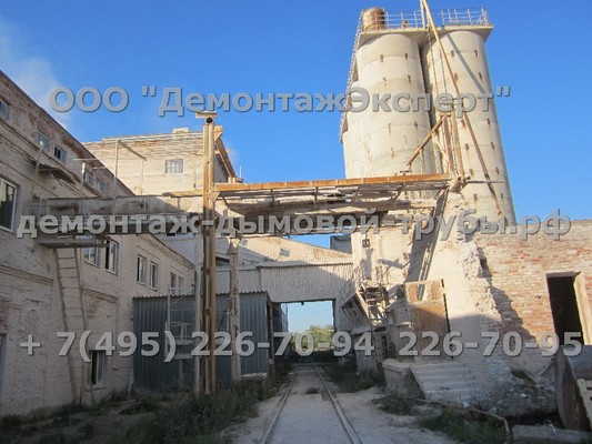 Демонтаж силосов в Татарстане
