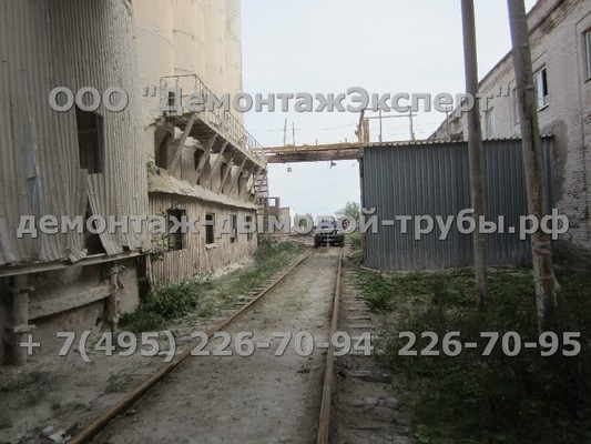 Демонтаж силосов в Татарстане