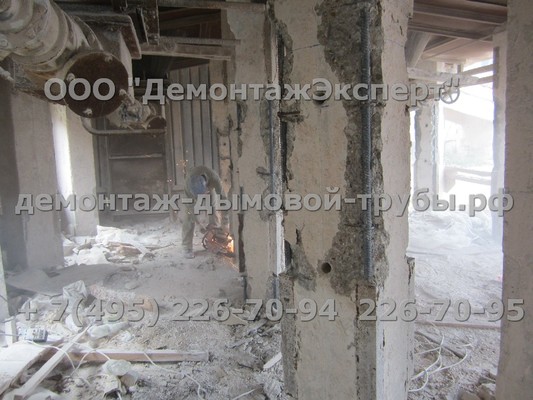 Демонтаж силосов в Татарстане