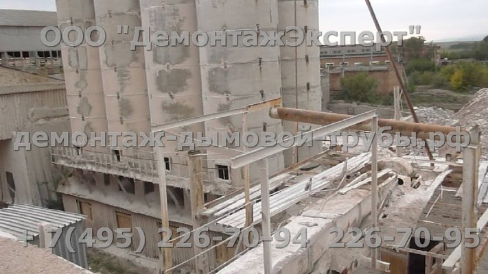 Демонтаж силосов в Татарстане