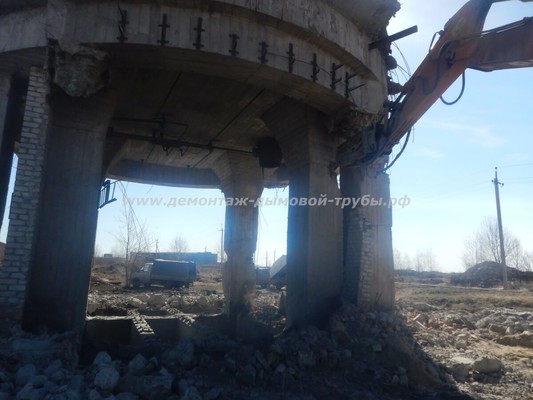 Демонтаж силосов в Тамбовской области