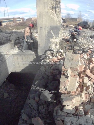 Демонтаж силосов в Тамбовской области