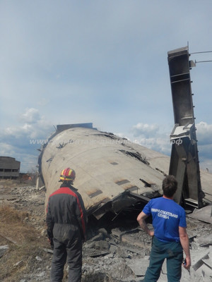 Демонтаж силосов в Тамбовской области