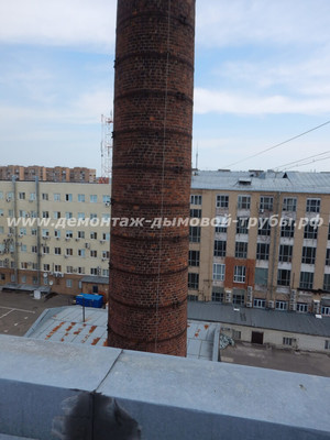 Демонтаж дымовой трубы для АО ВЫМПЕЛ, г. Москва