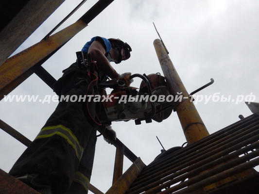 Демонтаж радиорелейной башни связи в Красногорске для АО СОЗСНАБ