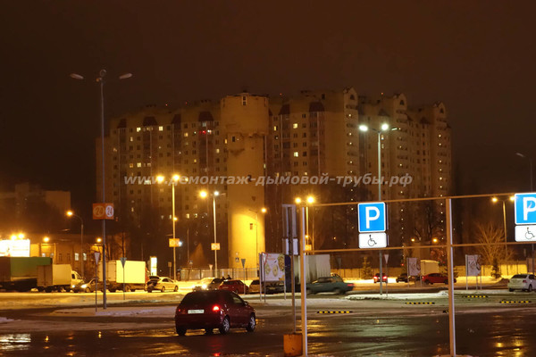 Демонтаж аварийной водонапорной башни в центральной части города Королёва